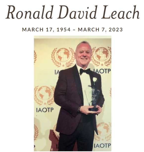 Ron Leach Artist Death And Obituary, Hallmark, Embraced Music, Art, Literature And Food, Cause of Death