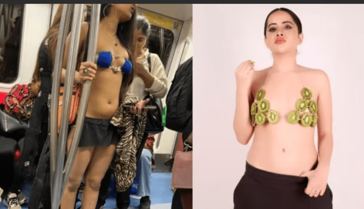 Delhi metro bikini girl viral video leaked on reddit and twitter, bra and micro miniskirt