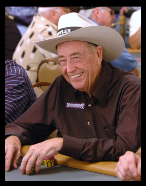 Doyle brunson dead, retired American poker player who played professionally death