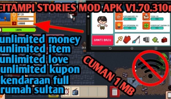 Download Citampi Story Mod Apk Unlimited Money versi Terbaru