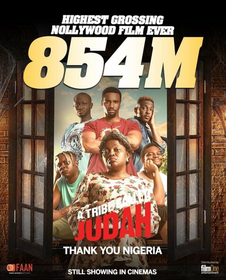 ‘A Tribe Called Judah’ By Funke Akindele Becomes Nollywood’s First N1bn Film